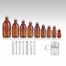 Braunglasflasche 10ml 60ml 100ml 125ml (NBG09)